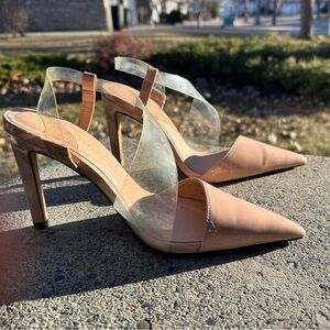 Stunning peek a boo Zara heels